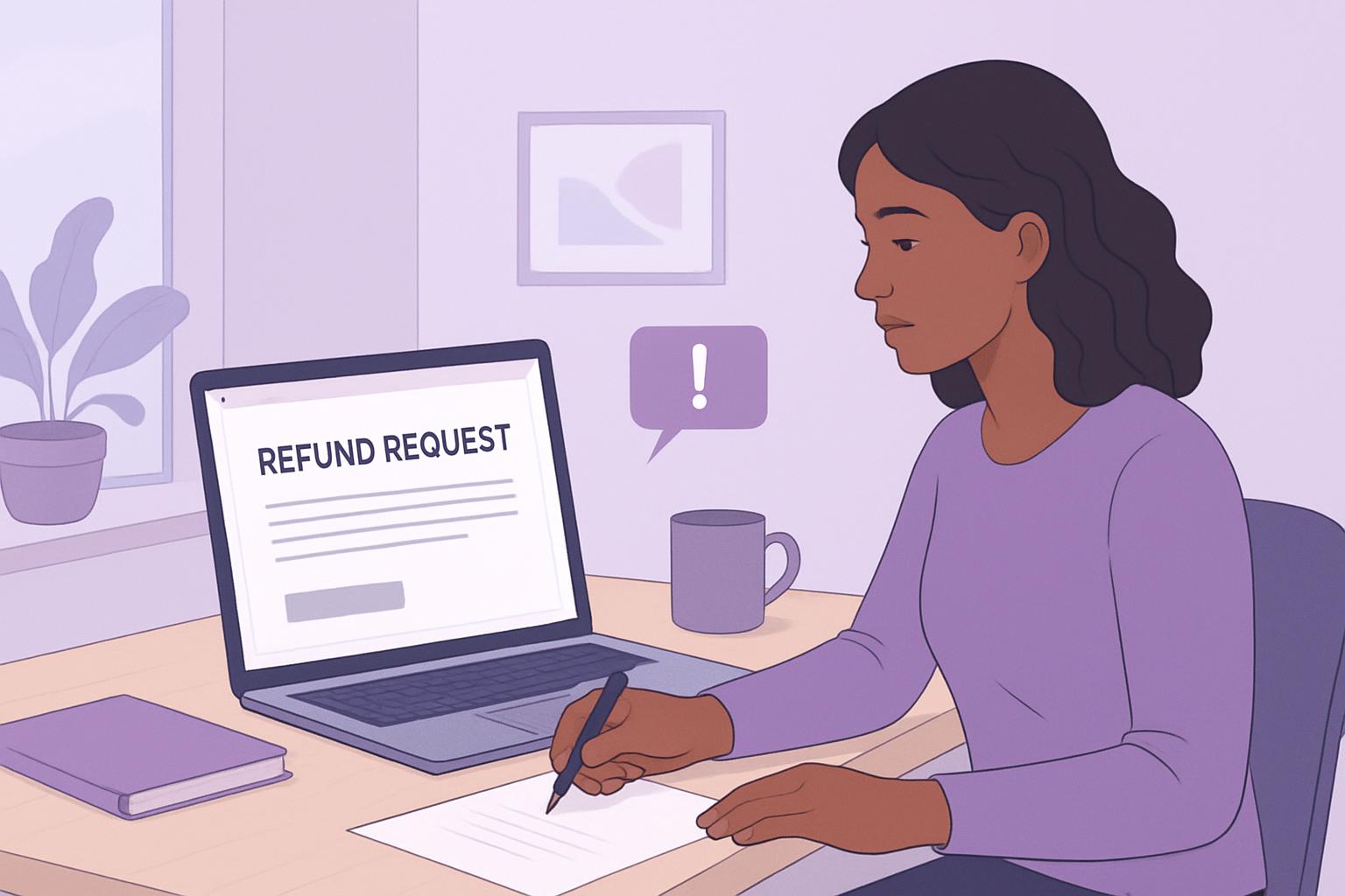 AI illustration: How to Sound Professional When Requesting a Refund